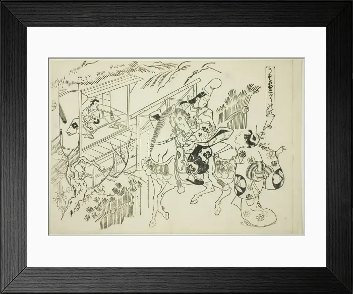 Framed Print : Usuyuki: The Kogo Scene (Usuyuki Kogo no dan), from the series Famous Scenes from... c. 1705 / 06. Creator: Okumura Masanobu. Usuyuki: The Kogo Scene (Usuyuki Kogo no dan), from the series Famous Scenes from... c. 1705 / 06 Framed Print : Usuyuki: The Kogo Scene (Usuyuki Kogo no dan), from the series Famous Scenes from... c. 1705 / 06. Creator: Okumura Masanobu. Usuyuki: The Kogo Scene (Usuyuki Kogo no dan), from the series Famous Scenes from... c. 1705 / 06