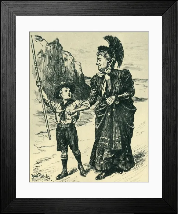 Framed Print : Our Youngest Line of Defence, 1944. Creator: Bernard Partridge Framed Print : Our Youngest Line of Defence, 1944. Creator: Bernard Partridge