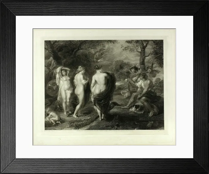 Framed Print : Judgement of Paris, n.d. Creator: Richard Woodman Framed Print : Judgement of Paris, n.d. Creator: Richard Woodman