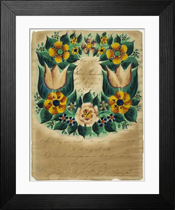 Framed Print : Letter of Congratulations to Karna Martensdottir, n.d. Creator: Unknown Framed Print : Letter of Congratulations to Karna Martensdottir, n.d. Creator: Unknown