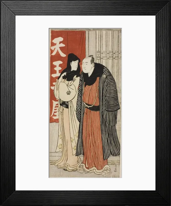 Framed Print : The Actors Yamashita Mangiku and Otani Hiroji lll, from an untitled series of prints... c. 1783. Creator: Torii Kiyonaga Framed Print : The Actors Yamashita Mangiku and Otani Hiroji lll, from an untitled series of prints... c. 1783. Creator: Torii Kiyonaga