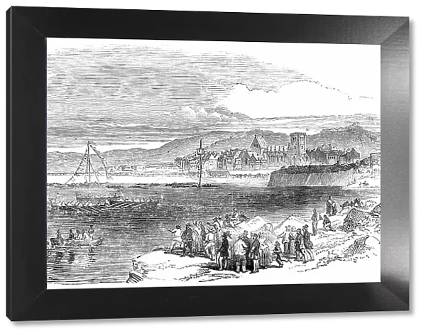 Ships Boat-Race at Cherbourg, 1850. Creator: Unknown