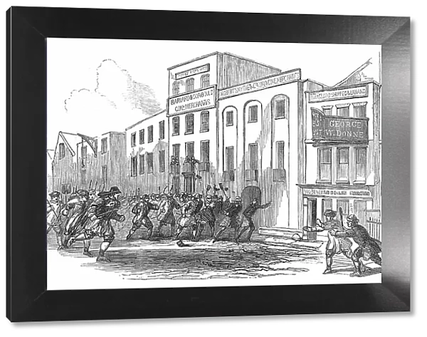 Violent Display of Popular Indignation against the Austrian Marshal Haynau, at Bankside, 1850. Creator: Unknown