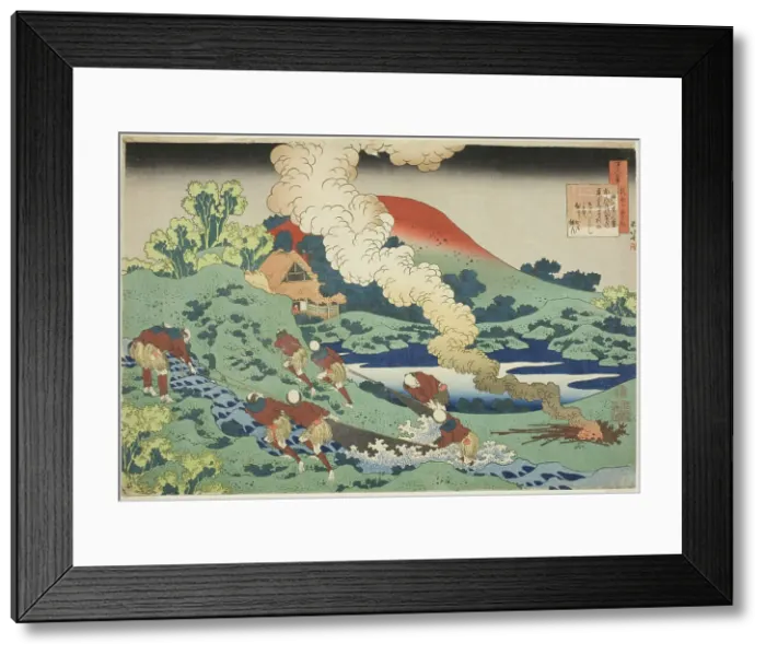 Framed Print : Poem by Kakinomoto no Hitomaro, from the series One Hundred Poems Explained... c. 1835 / 36. Creator: Hokusai. Poem by Kakinomoto no Hitomaro, from the series One Hundred Poems Explained... c. 1835 / 36. Creator: Hokusai Framed Print : Poem by Kakinomoto no Hitomaro, from the series One Hundred Poems Explained... c. 1835 / 36. Creator: Hokusai. Poem by Kakinomoto no Hitomaro, from the series One Hundred Poems Explained... c. 1835 / 36. Creator: Hokusai