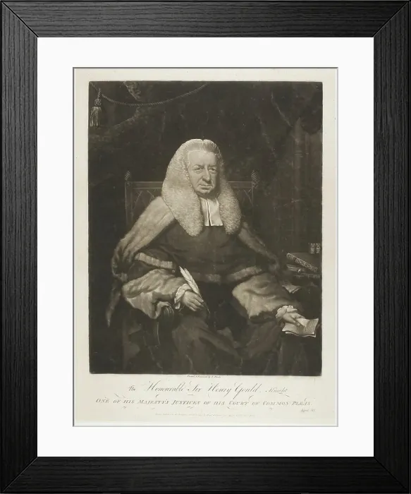 Framed Print : The Honorable Sir Henry Gould, 1794. Creator: Thomas Hardy Framed Print : The Honorable Sir Henry Gould, 1794. Creator: Thomas Hardy