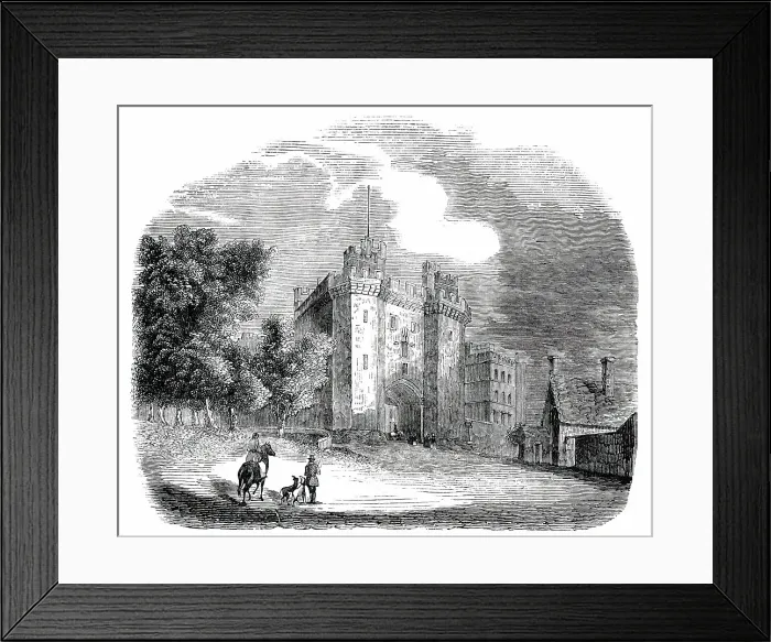 Framed Print : Lancaster Castle, 1850. Creator: Unknown Framed Print : Lancaster Castle, 1850. Creator: Unknown
