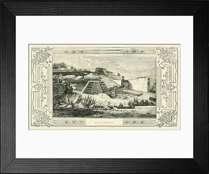 Framed Print : Ruins of Quemada, 1849. Creator: Unknown Framed Print : Ruins of Quemada, 1849. Creator: Unknown