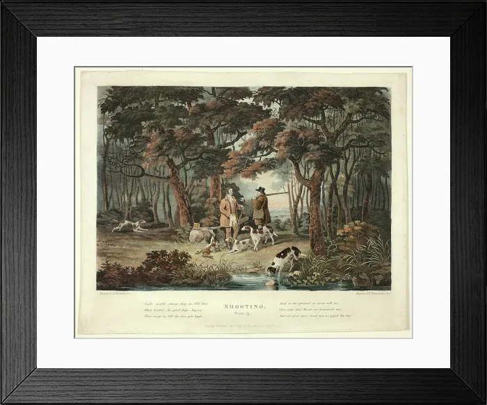 Framed Print : Shooting: Verse 4, 1819. Creator: Thomas Sutherland Framed Print : Shooting: Verse 4, 1819. Creator: Thomas Sutherland