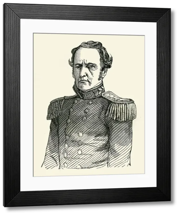 Framed Print : General Patterson, 1849. Creator: Unknown Framed Print : General Patterson, 1849. Creator: Unknown