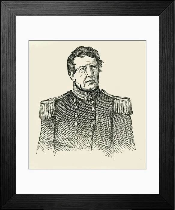 Framed Print : Colonel Bankhead, 1849. Creator: Unknown Framed Print : Colonel Bankhead, 1849. Creator: Unknown