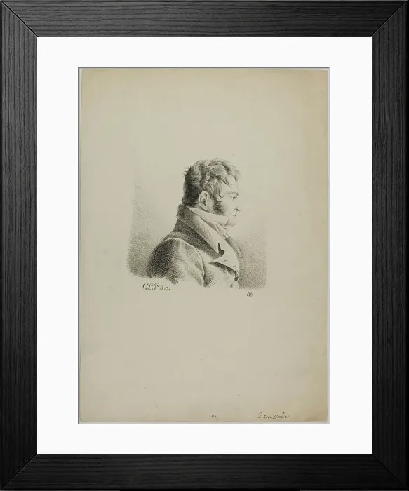 Framed Print : Portrait of Dr. Broussais, 1817. Creators: Giuseppe Maria Crespi, Charles-Philibert de Lasteyrie Framed Print : Portrait of Dr. Broussais, 1817. Creators: Giuseppe Maria Crespi, Charles-Philibert de Lasteyrie