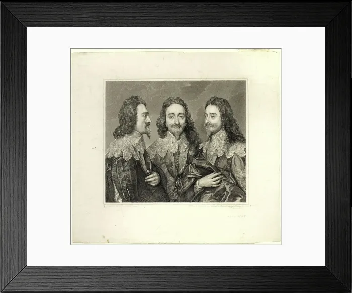 Framed Print : Charles the First, n.d. Creator: William Sharp Framed Print : Charles the First, n.d. Creator: William Sharp