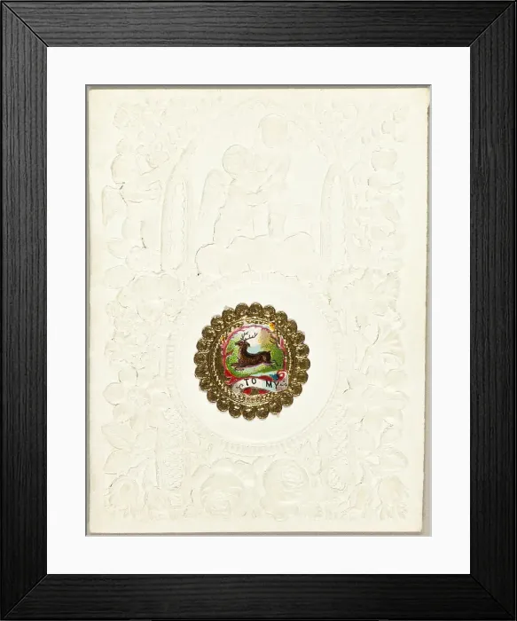 Framed Print : To My Dear (valentine), c.1860. Creator: Unknown Framed Print : To My Dear (valentine), c.1860. Creator: Unknown