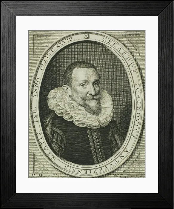 Framed Print : Gerard van Schoonhoven, 1628. Creator: Willem Jacobzoon Delff Framed Print : Gerard van Schoonhoven, 1628. Creator: Willem Jacobzoon Delff