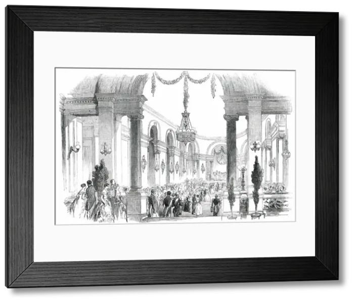 Framed Print : Grand Ball at Caen, 1850. Creator: Unknown Framed Print : Grand Ball at Caen, 1850. Creator: Unknown