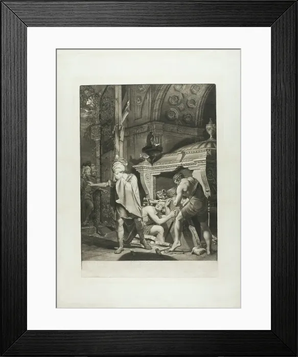 Framed Print : Miravan, 1772. Creator: Valentine Green Framed Print : Miravan, 1772. Creator: Valentine Green