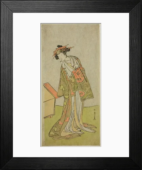 Framed Print : The Actor Iwai Hanshiro IV as the courtesan Agemaki in the play Sukeroku Yukari no... c. 1776. Creator: Shunsho. The Actor Iwai Hanshiro IV as the courtesan Agemaki in the play Sukeroku Yukari no... c. 1776. Creator: Shunsho Framed Print : The Actor Iwai Hanshiro IV as the courtesan Agemaki in the play Sukeroku Yukari no... c. 1776. Creator: Shunsho. The Actor Iwai Hanshiro IV as the courtesan Agemaki in the play Sukeroku Yukari no... c. 1776. Creator: Shunsho