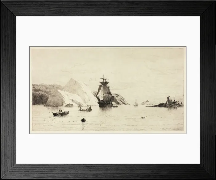 Framed Print : Arctic Seascape, n.d. Creator: William Bradford Framed Print : Arctic Seascape, n.d. Creator: William Bradford