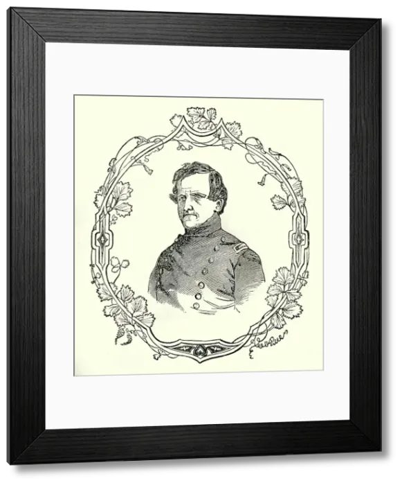 Framed Print : Colonel Burnett, 1849. Creator: Unknown Framed Print : Colonel Burnett, 1849. Creator: Unknown