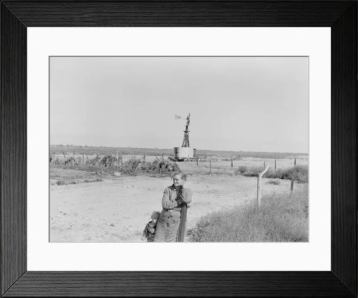 Framed Print : Rural rehabilitation client assisted by the FSA...Tulare County, California, 1938. Creator: Dorothea Lange Framed Print : Rural rehabilitation client assisted by the FSA...Tulare County, California, 1938. Creator: Dorothea Lange
