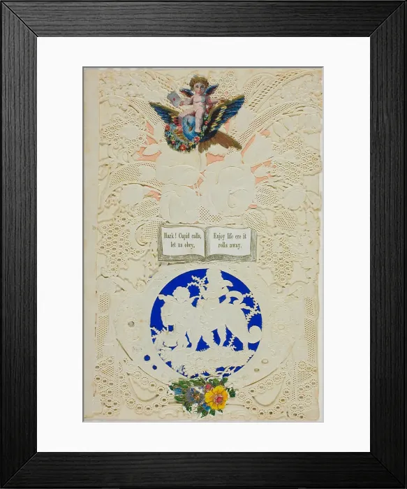 Framed Print : Hark, Cupid Calls (valentine), n.d. Creator: Unknown Framed Print : Hark, Cupid Calls (valentine), n.d. Creator: Unknown