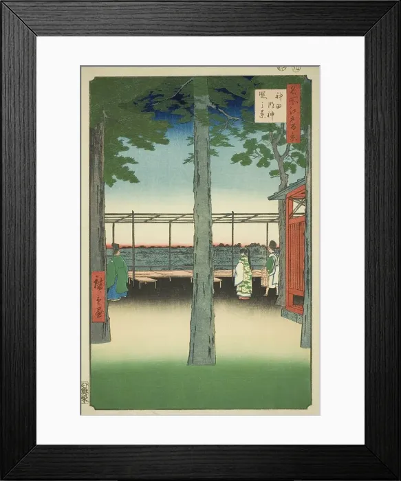 Framed Print : Dawn at Kanda Myojin Shrine (Kanda Myojin akebono no kei), from the series One Hundred... 1857. Creator: Ando Hiroshige. Dawn at Kanda Myojin Shrine (Kanda Myojin akebono no kei), from the series One Hundred... 1857. Creator: Ando Hiroshige Framed Print : Dawn at Kanda Myojin Shrine (Kanda Myojin akebono no kei), from the series One Hundred... 1857. Creator: Ando Hiroshige. Dawn at Kanda Myojin Shrine (Kanda Myojin akebono no kei), from the series One Hundred... 1857. Creator: Ando Hiroshige