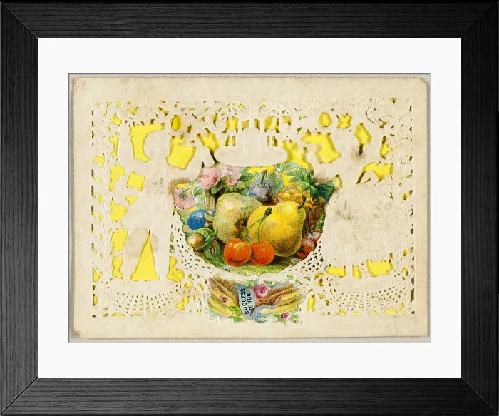 Framed Print : Success to You (valentine), 1855 / 59. Creator: Unknown Framed Print : Success to You (valentine), 1855 / 59. Creator: Unknown
