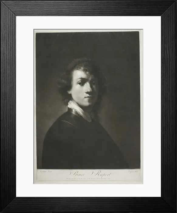 Framed Print : Prince Rupert, 1775. Creator: Valentine Green Framed Print : Prince Rupert, 1775. Creator: Valentine Green