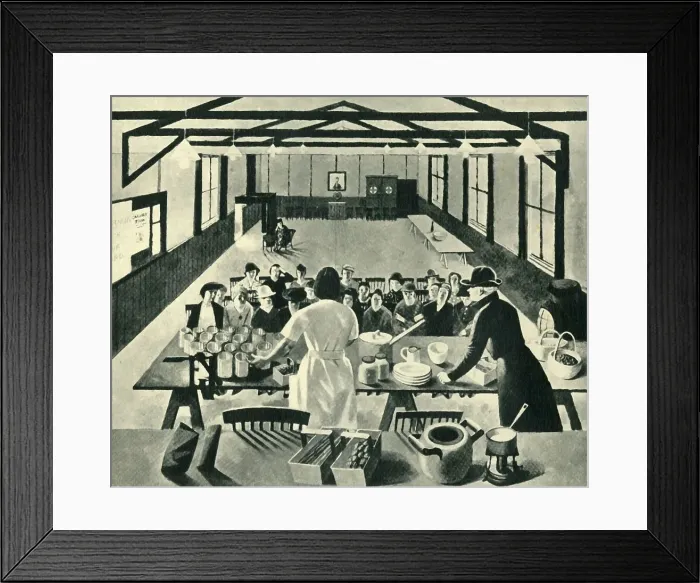 Framed Print : A Canning Demonstration at a Women's Institute Meeting, 1943. Creator: Unknown Framed Print : A Canning Demonstration at a Women's Institute Meeting, 1943. Creator: Unknown