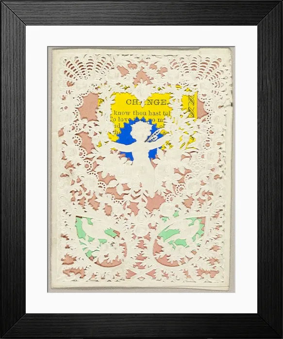 Framed Print : Change (valentine), c.1850. Creator: Unknown Framed Print : Change (valentine), c.1850. Creator: Unknown
