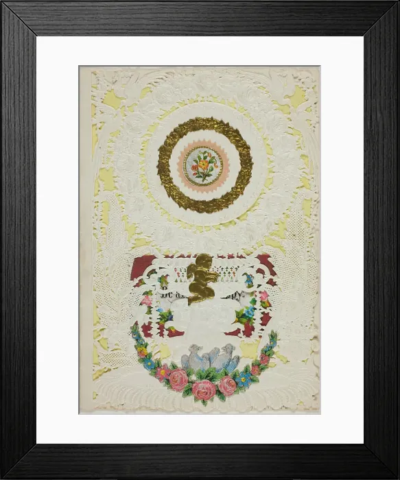 Framed Print : Be Always Happy (valentine), n.d. Creator: Unknown Framed Print : Be Always Happy (valentine), n.d. Creator: Unknown