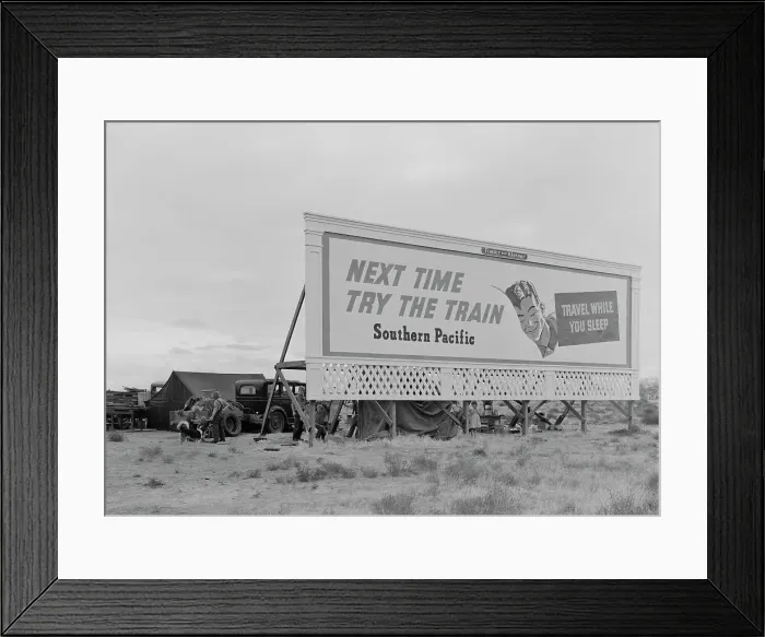 Framed Print : Three families camped on the plains along US 99 in California, 1938. Creator: Dorothea Lange Framed Print : Three families camped on the plains along US 99 in California, 1938. Creator: Dorothea Lange