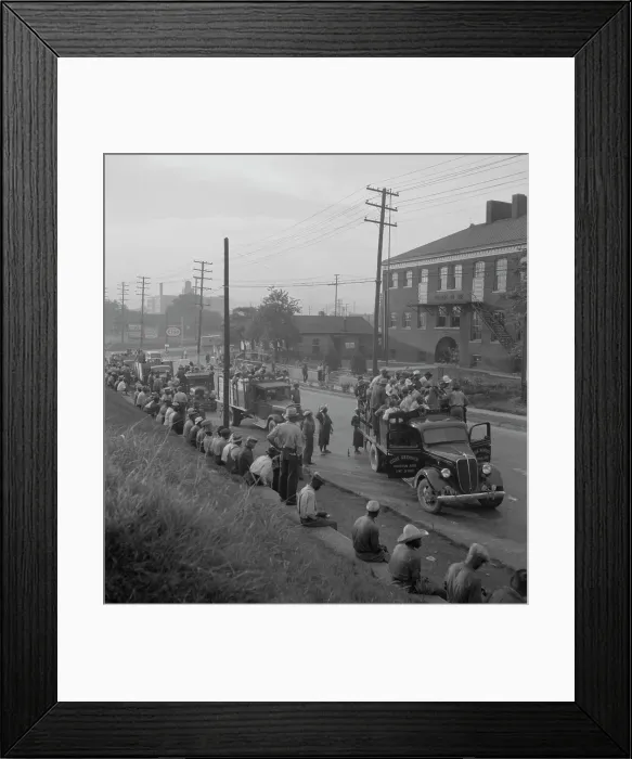 Framed Print : Cotton hoers, Memphis, Tennessee, 1937. Creator: Dorothea Lange Framed Print : Cotton hoers, Memphis, Tennessee, 1937. Creator: Dorothea Lange