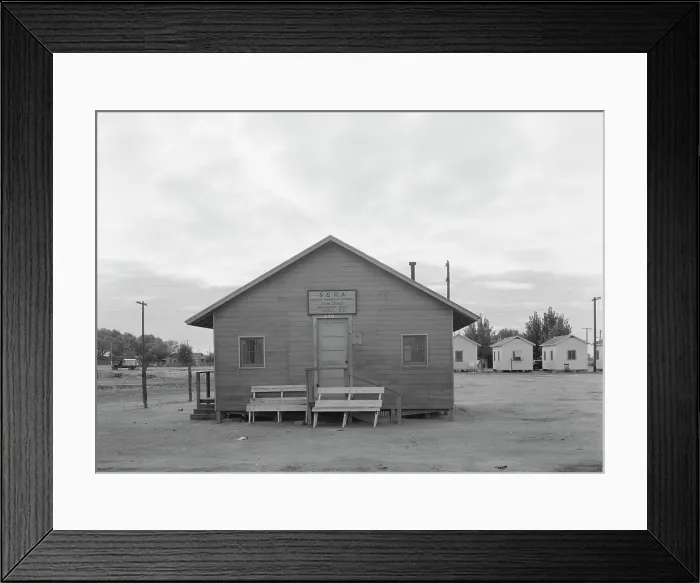 Framed Print : Scene in Shafter, richest potato-producing area in California, 1938. Creator: Dorothea Lange Framed Print : Scene in Shafter, richest potato-producing area in California, 1938. Creator: Dorothea Lange