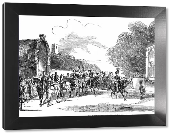 Reception of Her Majesty at Berwick-Upon-Tweed, 1850. Creator: Ebenezer Landells