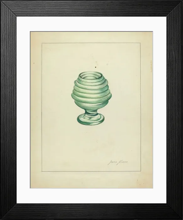 Framed Print : Blown Glass, 1935 / 1942. Creator: Anna Aloisi Framed Print : Blown Glass, 1935 / 1942. Creator: Anna Aloisi