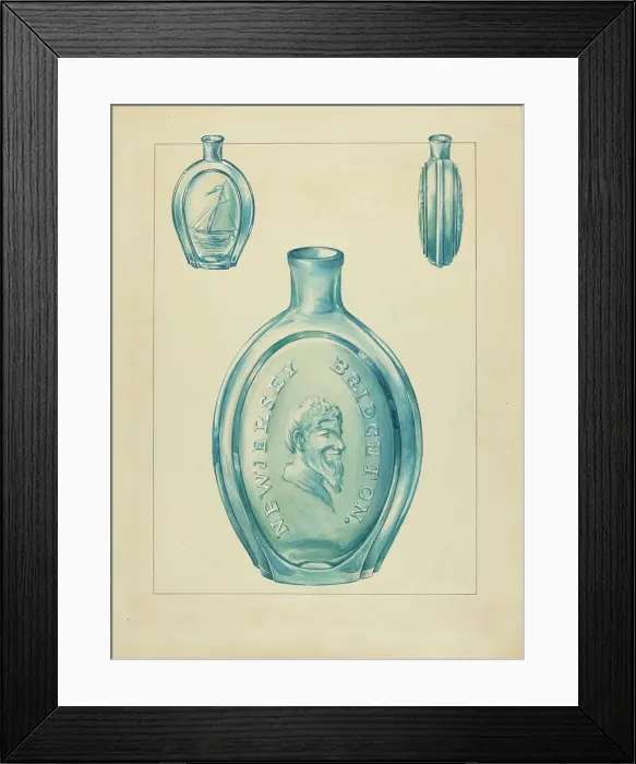 Framed Print : Flask, 1935 / 1942. Creator: Anna Aloisi Framed Print : Flask, 1935 / 1942. Creator: Anna Aloisi