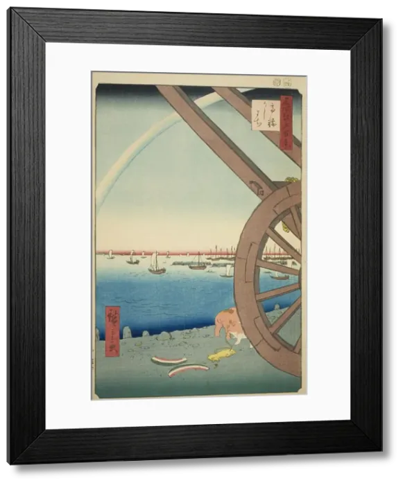 Framed Print : Ushimachi at Takanawa (Takanawa Ushimachi), from the series One Hundred Famous... 1857. Creator: Ando Hiroshige. Ushimachi at Takanawa (Takanawa Ushimachi), from the series One Hundred Famous... 1857. Creator: Ando Hiroshige Framed Print : Ushimachi at Takanawa (Takanawa Ushimachi), from the series One Hundred Famous... 1857. Creator: Ando Hiroshige. Ushimachi at Takanawa (Takanawa Ushimachi), from the series One Hundred Famous... 1857. Creator: Ando Hiroshige