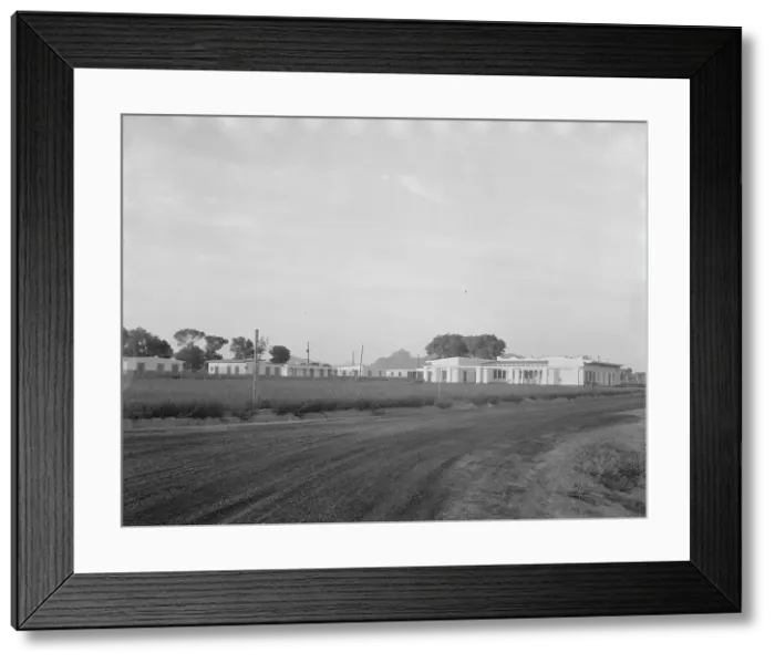 Framed Print : View of Resettlement Administration's part-time farms, Glendale, Arizona, 1937. Creator: Dorothea Lange Framed Print : View of Resettlement Administration's part-time farms, Glendale, Arizona, 1937. Creator: Dorothea Lange