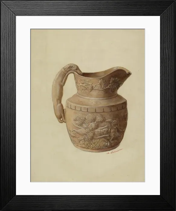 Framed Print : Pitcher, c. 1937. Creator: Max Soltmann Framed Print : Pitcher, c. 1937. Creator: Max Soltmann