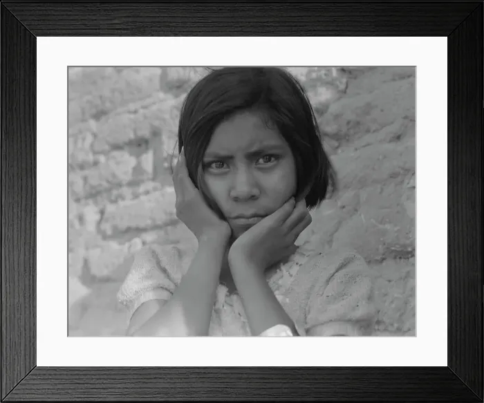 Framed Print : Daughter of Mexican field laborer, Near Chandler, Arizona, 1937. Creator: Dorothea Lange Framed Print : Daughter of Mexican field laborer, Near Chandler, Arizona, 1937. Creator: Dorothea Lange