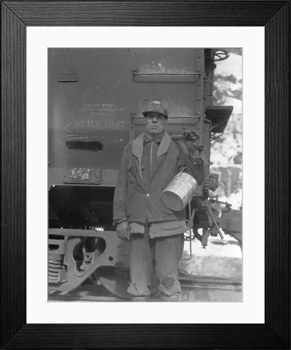 Framed Print : Utah coal miner, Consumers, near Price, Utah, 1936. Creator: Dorothea Lange Framed Print : Utah coal miner, Consumers, near Price, Utah, 1936. Creator: Dorothea Lange