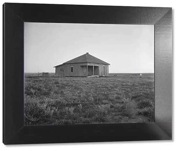 Abandoned house and land, Hall County, Texas, 1937. Creator: Dorothea Lange