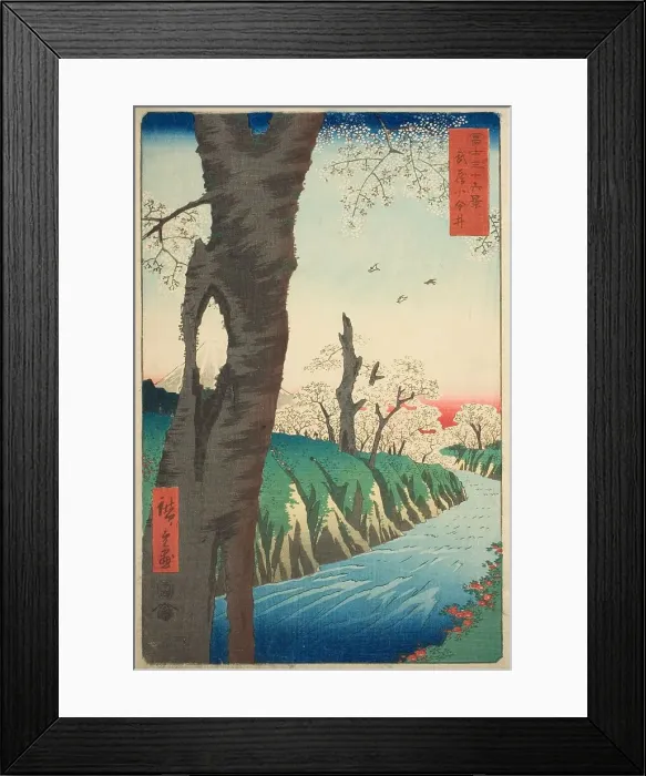 Framed Print : Koganei in Musashi Province (Musashi Koganei), from the series Thirty-six Views of... 1858. Creator: Ando Hiroshige. Koganei in Musashi Province (Musashi Koganei), from the series Thirty-six Views of... 1858. Creator: Ando Hiroshige Framed Print : Koganei in Musashi Province (Musashi Koganei), from the series Thirty-six Views of... 1858. Creator: Ando Hiroshige. Koganei in Musashi Province (Musashi Koganei), from the series Thirty-six Views of... 1858. Creator: Ando Hiroshige