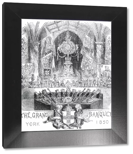 The Royal Table, and Mayoralty Insignia, 1850. Creator: Unknown