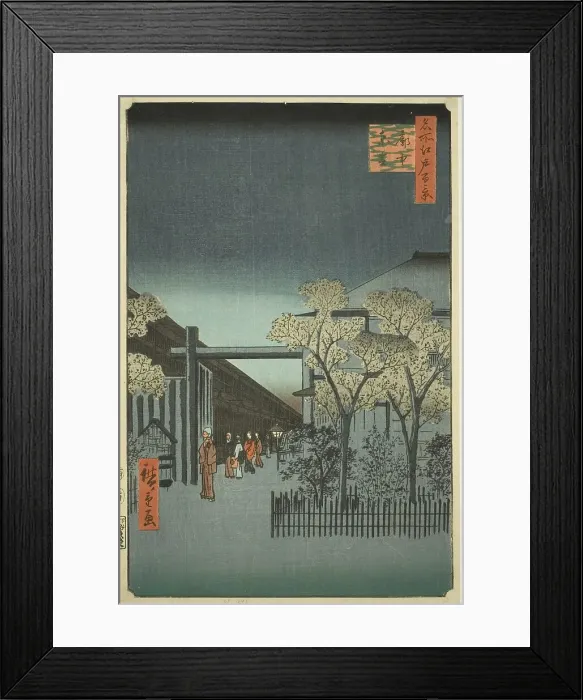 Framed Print : Yoshiwara Licensed Quarters at Dawn (Kakuchu shinonome), from the series One Hundred... 1857. Creator: Ando Hiroshige. Yoshiwara Licensed Quarters at Dawn (Kakuchu shinonome), from the series One Hundred... 1857. Creator: Ando Hiroshige Framed Print : Yoshiwara Licensed Quarters at Dawn (Kakuchu shinonome), from the series One Hundred... 1857. Creator: Ando Hiroshige. Yoshiwara Licensed Quarters at Dawn (Kakuchu shinonome), from the series One Hundred... 1857. Creator: Ando Hiroshige