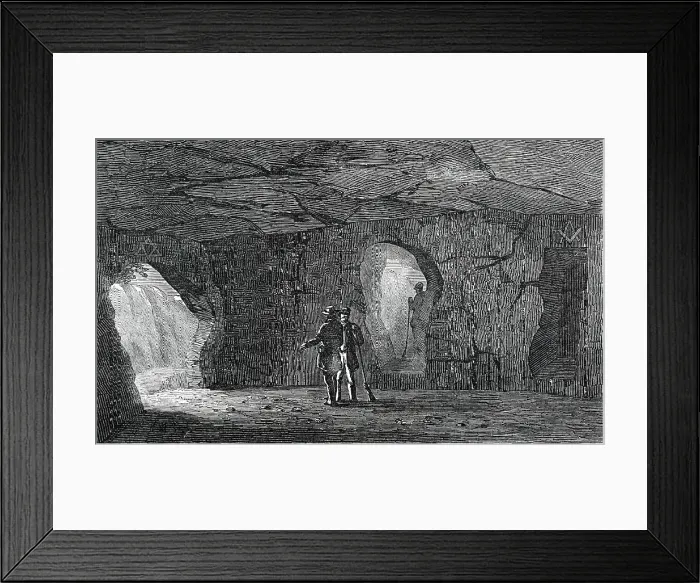 Framed Print : Excavation near Citta Vecchia, in the Island of Malta, 1850. Creator: Unknown Framed Print : Excavation near Citta Vecchia, in the Island of Malta, 1850. Creator: Unknown