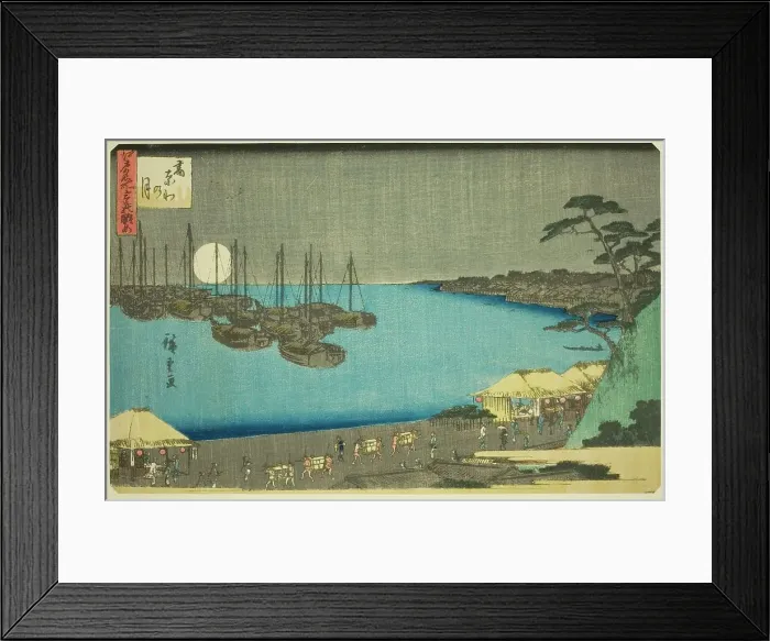 Framed Print : Moon at Takanawa (Takanawa no tsuki), from the series Three Views of Famous Places...c. 1839 / 42. Creator: Ando Hiroshige. Moon at Takanawa (Takanawa no tsuki), from the series Three Views of Famous Places...c. 1839 / 42. Creator: Ando Hiroshige Framed Print : Moon at Takanawa (Takanawa no tsuki), from the series Three Views of Famous Places...c. 1839 / 42. Creator: Ando Hiroshige. Moon at Takanawa (Takanawa no tsuki), from the series Three Views of Famous Places...c. 1839 / 42. Creator: Ando Hiroshige