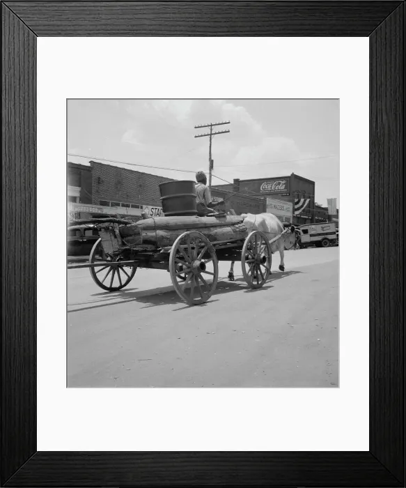 Framed Print : Transportation in the South, Alabama, 1936. Creator: Dorothea Lange Framed Print : Transportation in the South, Alabama, 1936. Creator: Dorothea Lange