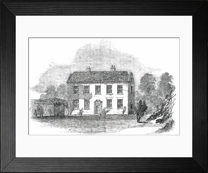 Framed Print : The Parsonage, at Frimley, 1850. Creator: Unknown Framed Print : The Parsonage, at Frimley, 1850. Creator: Unknown
